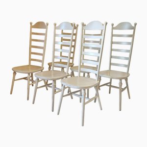 Scandinavian Modern Mona High-Back Chairs by Lillemor Mannerheim for Nässjö Stolfabrik, 1960s, Set of 6