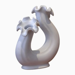 Vase Sculptural Surrea Moderne par Wilhelm Kåge pour Gustavsberg Studio, Suède, 1950s