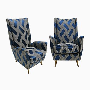 Armchairs by Gio Ponti, 1950s, Set of 2
