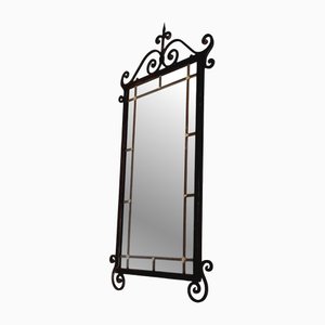Swedish Grace Cast Iron Wall Mirror, 1930s-1940s
