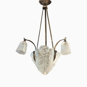 Art Deco Kronleuchter von Degué, Frankreich, 1930er
