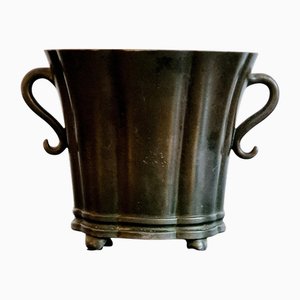 Danish Grace Art Deco Vase in Disko Metal attributed to Just Andersen, 1920s-1930s