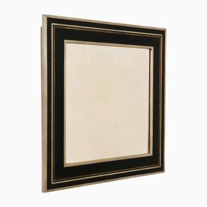 Swedish Grace Mirror in Pewter and Brass by Uno Åhren for Svenskt Tenn, 1930s