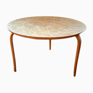 Scandinavian Modern Annika Side Table in Birch attributed to Bruno Mathsson, 1974