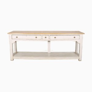 English Painted Pine Dresser Base