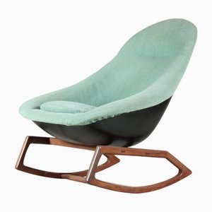 Rocking Chair Gemini Vintage par Walter S. Chenery pour Lurashell, 1960s