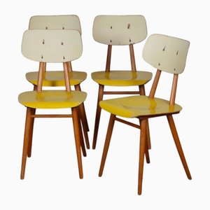 Esszimmerstühle von Ton, 1960er, 4 . Set