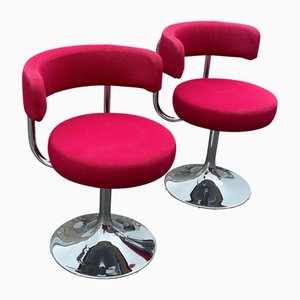 Set of Mid-Century Modern Swivel Chairs attributed to Börje Johanson for Johanson Design, 1976
