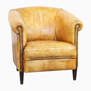 Sillón Club de cuero inglés