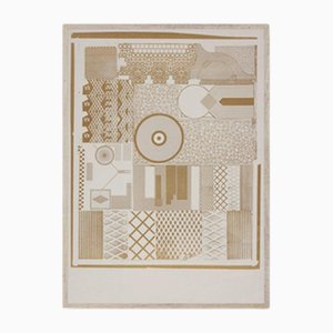 Eduardo Paolozzi, Unsigned Trial: Gold, 1967, Print
