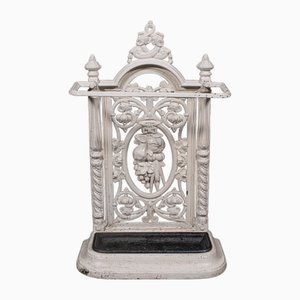 English Portico Stick Stand in Cast Iron, 1890s