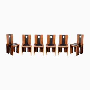 Afra & Tobia Scarpa zugeschriebene Sitze, 1970er, 6 . Set