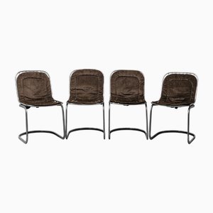 Vintage Chairs attributed to Gastone Rinaldi, 1970s, Set of 4