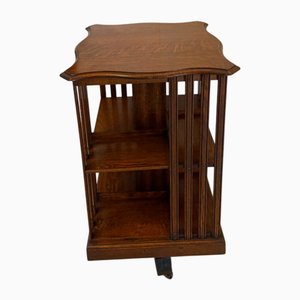 Edwardian Oak Revolving Bookcase, 1910