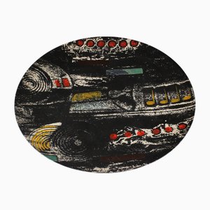 Victor Plate in Hand-Painted Metal, 1970s