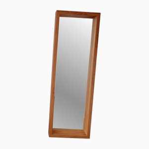 Large Scandinavian Style Wooden Framed Mirror, 1970s