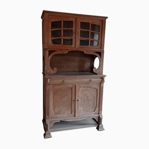 Art Nouveau Display Cabinet or Wardrobe, 1890s