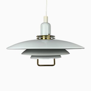 Large Danish Pendant Lamp with Handle from Belid, 1970s