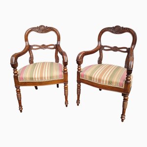 Set of Armchairs from Savoia, 1850