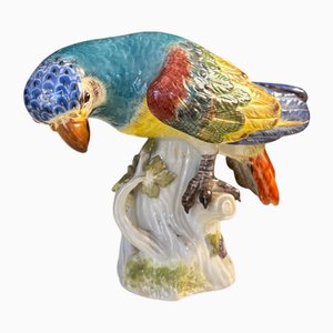Porcelain Figure Parrot from Meissen Porcelain, 1940s