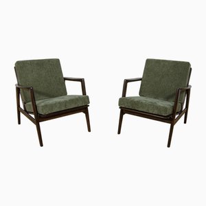 Poltrone nr. 300-139 di Swarzędz Furniture Factory, anni '60, set di 2