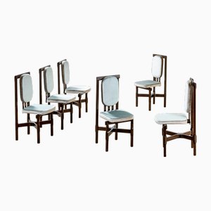 Armchairs by Leonardo Fiori for Isa Bergamo, 1960s, Set of 6