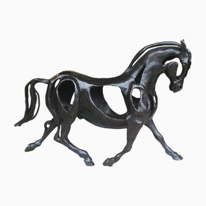 Paula Swinnen, Cavallo, anni 2000, Bronzo