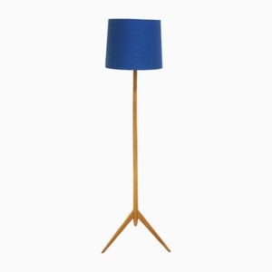 Skandinavische Stehlampe aus Eiche, Schweden, 1960er