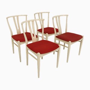 Wooden Chairs by Bertil Fridhagen for Bodafors, Sweden, 1960s, Set of 4
