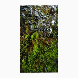 Anna Golovanova, Composition with Silver and Green 1, Print, 2000s