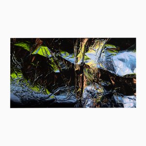 Anna Golovanova, Composition with Silver and Green 2, 2000s, Print