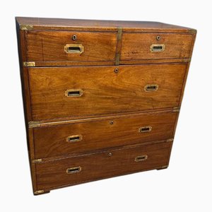 Military Campaign Chest of Drawers