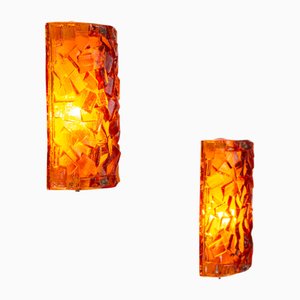 Appliques Murales Ambre de Vitrika Nybro, Set de 2