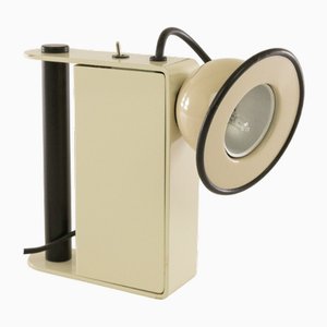 Lámpara de mesa Minibox blanca de Gae Aulenti & Piero Castiglioni para Stilnovo, años 80