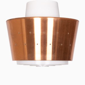 Brass Ceiling Lamp from Fog & Mørup, Denmark, 1960s
