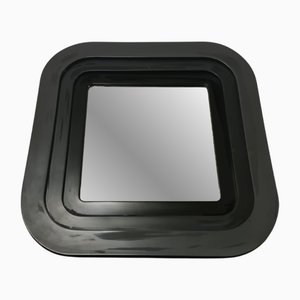 Lacquered Wood Mirror, 1970s