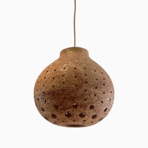 Large Pendant Ceramic Lamp, 1960s