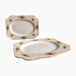 Vintage English Serving Plates from Crown Ducal, 1950s, Set of 2