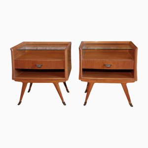 Bedside Tables attributed to Paulo Buffa, Cantu, 1950s, Set of 2