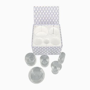 Set di bicchieri di Joe Colombo per Progetti, nella confezione originale, Italia, anni '60, set di 5
