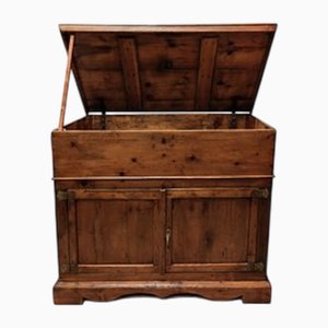 Walnut Stained Fir Sideboard, 1980s