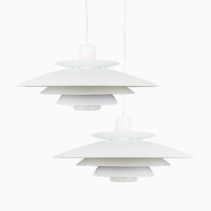 Dänische Vintage Hängelampen von Form Light, 2er Set