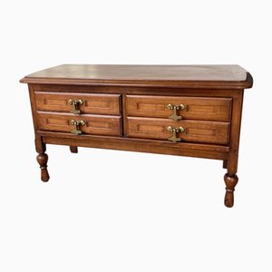 Vintage Oak Sideboard by Guillerme & Chambron, 1950s