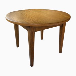 Round Oak Table, 1950s