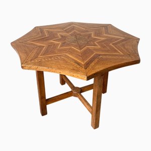 Antique Inlaid Side Table, 1890s