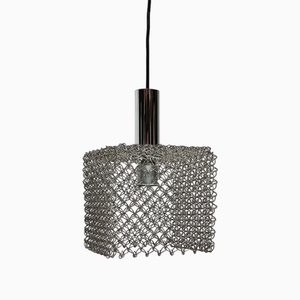 Deutsche Mid-Century Modern Space Age Würfel Hängelampe, 1960er