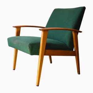 Vintage Green Easy Armchair, 1960s