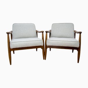 Poltrone GFM-87 di Juliusz Kedziorek per Gościcińskie Furniture, anni '60, set di 2