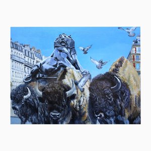 Helen Uter, Denfert-Rochereau, 2024, Oil on Canvas