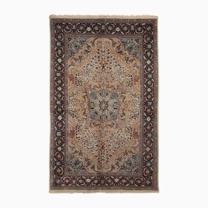 Antiker Jaipur Teppich aus Baumwolle und Wolle